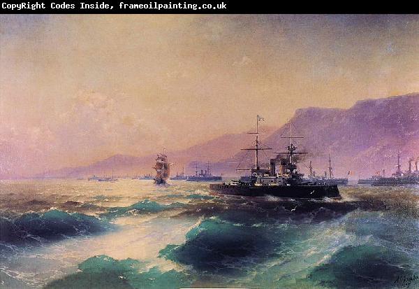 Ivan Aivazovsky Gunboat off Crete